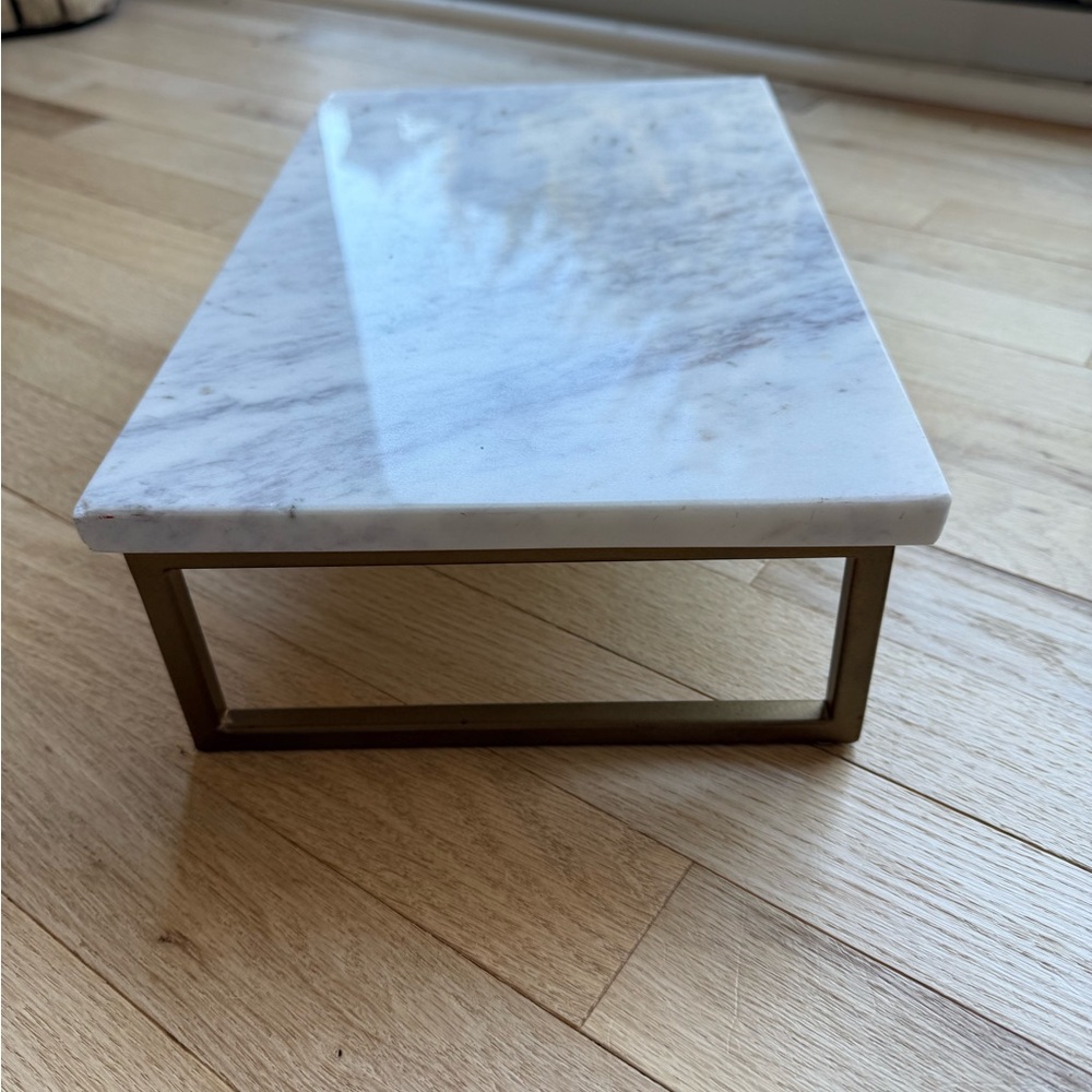 Threshold Marble and Steel Stand NWT - Picture 3 of 8